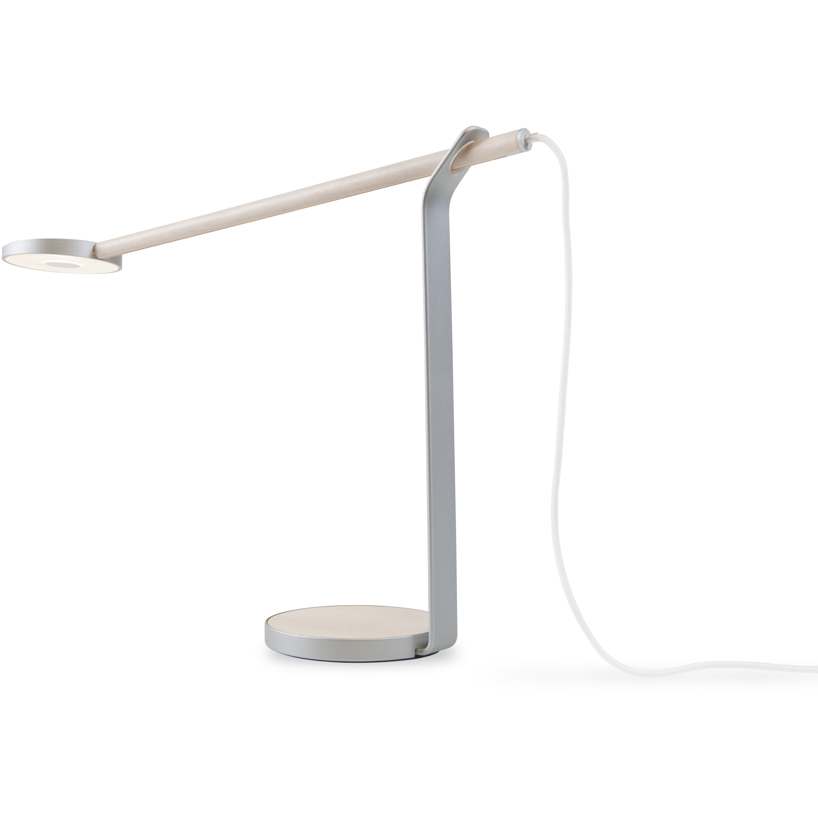 Gravy 13.3 inch 5.50 watt Maple with Silver Desk Lamp Portable Light